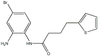 N-(2-amino-4-bromophenyl)-4-(thiophen-2-yl)butanamide Structure