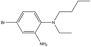 N-(2-amino-4-bromophenyl)-N-butyl-N-ethylamine Struktur