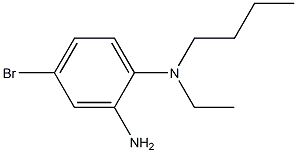 N-(2-amino-4-bromophenyl)-N-butyl-N-ethylamine Structure