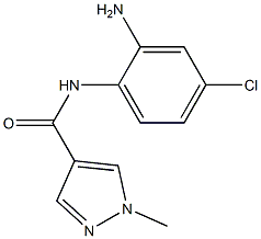 N-(2-amino-4-chlorophenyl)-1-methyl-1H-pyrazole-4-carboxamide Structure