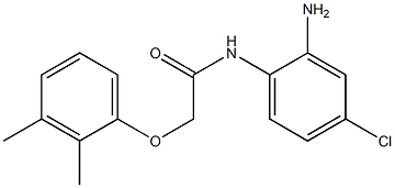 N-(2-amino-4-chlorophenyl)-2-(2,3-dimethylphenoxy)acetamide 化学構造式