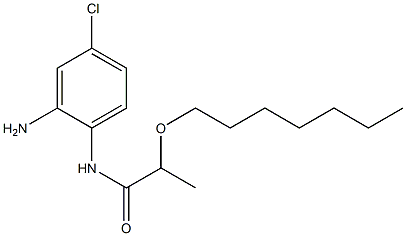 N-(2-amino-4-chlorophenyl)-2-(heptyloxy)propanamide Struktur