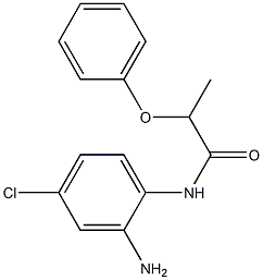 N-(2-amino-4-chlorophenyl)-2-phenoxypropanamide Struktur