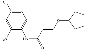  N-(2-amino-4-chlorophenyl)-3-(cyclopentyloxy)propanamide