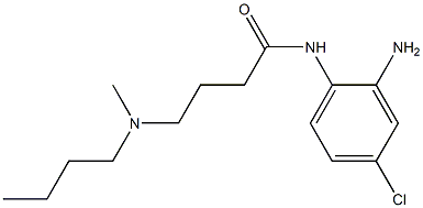 N-(2-amino-4-chlorophenyl)-4-[butyl(methyl)amino]butanamide Struktur