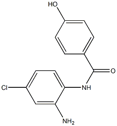 N-(2-amino-4-chlorophenyl)-4-hydroxybenzamide 化学構造式
