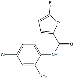 N-(2-amino-4-chlorophenyl)-5-bromo-2-furamide,,结构式