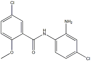 N-(2-amino-4-chlorophenyl)-5-chloro-2-methoxybenzamide,,结构式