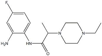 N-(2-amino-4-fluorophenyl)-2-(4-ethylpiperazin-1-yl)propanamide|