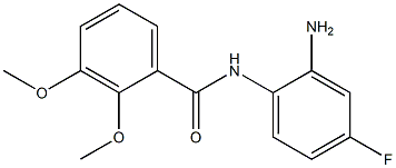 N-(2-amino-4-fluorophenyl)-2,3-dimethoxybenzamide 结构式