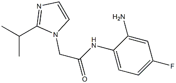 N-(2-amino-4-fluorophenyl)-2-[2-(propan-2-yl)-1H-imidazol-1-yl]acetamide Structure