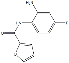 N-(2-amino-4-fluorophenyl)-2-furamide Struktur