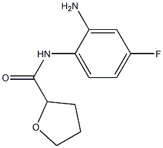 N-(2-amino-4-fluorophenyl)tetrahydrofuran-2-carboxamide,,结构式