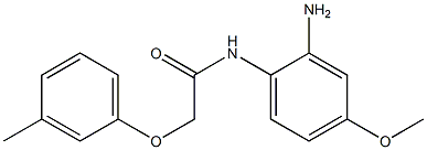 N-(2-amino-4-methoxyphenyl)-2-(3-methylphenoxy)acetamide Structure