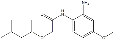 N-(2-amino-4-methoxyphenyl)-2-[(4-methylpentan-2-yl)oxy]acetamide 结构式