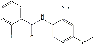 N-(2-amino-4-methoxyphenyl)-2-iodobenzamide,,结构式