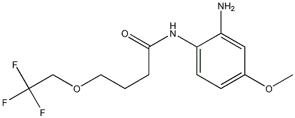 N-(2-amino-4-methoxyphenyl)-4-(2,2,2-trifluoroethoxy)butanamide Struktur