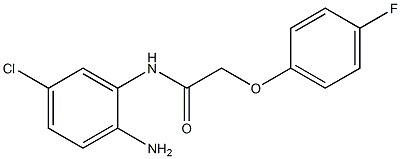 N-(2-amino-5-chlorophenyl)-2-(4-fluorophenoxy)acetamide 化学構造式