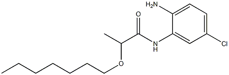 N-(2-amino-5-chlorophenyl)-2-(heptyloxy)propanamide 结构式