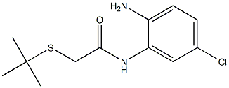 N-(2-amino-5-chlorophenyl)-2-(tert-butylsulfanyl)acetamide