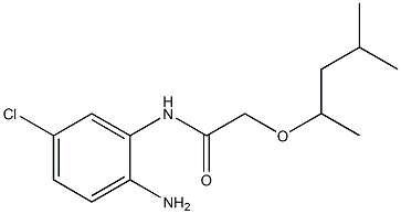 N-(2-amino-5-chlorophenyl)-2-[(4-methylpentan-2-yl)oxy]acetamide 化学構造式