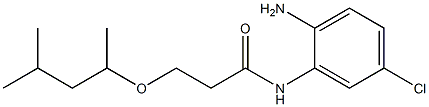 N-(2-amino-5-chlorophenyl)-3-[(4-methylpentan-2-yl)oxy]propanamide Struktur