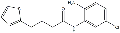 N-(2-amino-5-chlorophenyl)-4-(thiophen-2-yl)butanamide,,结构式