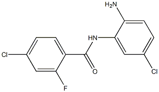 N-(2-amino-5-chlorophenyl)-4-chloro-2-fluorobenzamide Struktur