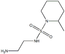 N-(2-aminoethyl)-2-methylpiperidine-1-sulfonamide 化学構造式
