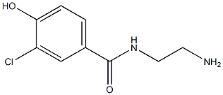 N-(2-aminoethyl)-3-chloro-4-hydroxybenzamide 化学構造式