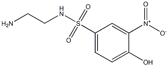 N-(2-aminoethyl)-4-hydroxy-3-nitrobenzene-1-sulfonamide,,结构式