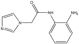 N-(2-aminophenyl)-2-(1H-imidazol-1-yl)acetamide,,结构式