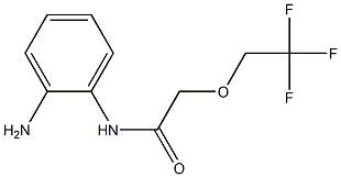 N-(2-aminophenyl)-2-(2,2,2-trifluoroethoxy)acetamide 化学構造式
