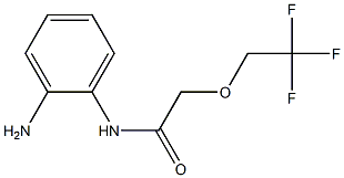 N-(2-aminophenyl)-2-(2,2,2-trifluoroethoxy)acetamide,,结构式