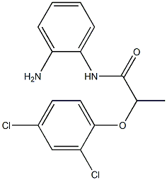 N-(2-aminophenyl)-2-(2,4-dichlorophenoxy)propanamide,,结构式
