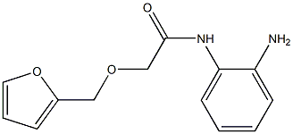 N-(2-aminophenyl)-2-(2-furylmethoxy)acetamide 化学構造式