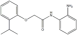 N-(2-aminophenyl)-2-(2-isopropylphenoxy)acetamide Structure