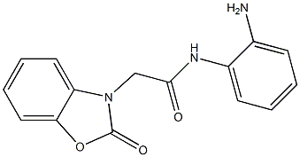 N-(2-aminophenyl)-2-(2-oxo-2,3-dihydro-1,3-benzoxazol-3-yl)acetamide Struktur