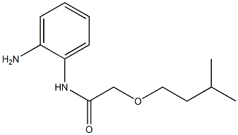 N-(2-aminophenyl)-2-(3-methylbutoxy)acetamide Struktur
