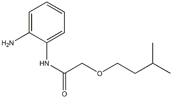 N-(2-aminophenyl)-2-(3-methylbutoxy)acetamide Structure