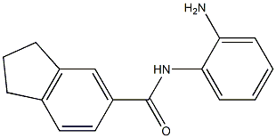 N-(2-aminophenyl)-2,3-dihydro-1H-indene-5-carboxamide Struktur