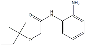 N-(2-aminophenyl)-2-[(2-methylbutan-2-yl)oxy]acetamide Structure