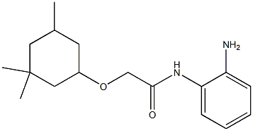  N-(2-aminophenyl)-2-[(3,3,5-trimethylcyclohexyl)oxy]acetamide