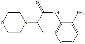 N-(2-aminophenyl)-2-morpholin-4-ylpropanamide Structure