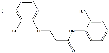 N-(2-aminophenyl)-3-(2,3-dichlorophenoxy)propanamide Struktur