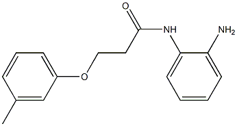 N-(2-aminophenyl)-3-(3-methylphenoxy)propanamide Struktur