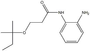 N-(2-aminophenyl)-3-[(2-methylbutan-2-yl)oxy]propanamide Structure