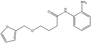 N-(2-aminophenyl)-4-(2-furylmethoxy)butanamide Struktur