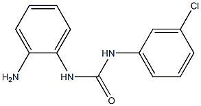 N-(2-aminophenyl)-N'-(3-chlorophenyl)urea,,结构式