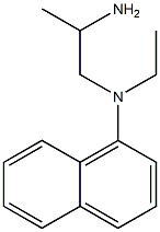 N-(2-aminopropyl)-N-ethylnaphthalen-1-amine Structure